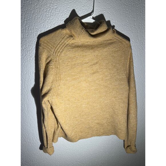 A New Day Mustard Yellow Turtleneck Sweater - Size Small - Picture 1 of 3